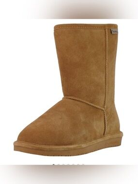 BearPaw Kids Classic Tall Chestnut Suede Boots Size 9